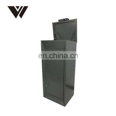 Антиугонный почтовый ящик для газет, писем и посылок из стали, под заказ в индивидуальном цвете, настенный для дома photo-3