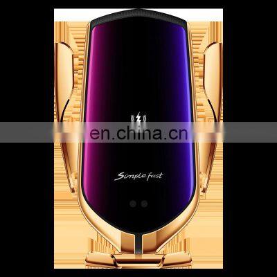 New Arrival Qi 15W Car Wireless Charger Car Mobile Phone Holders for iPhone