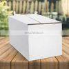 Custom Printing Logo Eco Friendly Medium Delivery Mailing Box White Craft Mug Gift Corrugated Cardboard Shipping Packaging Box photo-5