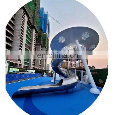 High Quality Outdoor Stainless Steel slide Playground Kids Public Places Non-standard playground Equipment