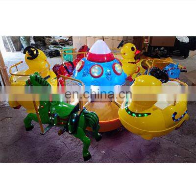 Factory sale musical electric carousel merry go round playground equipment