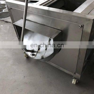 Commercial Fruit Vegetable Cleaning Machine Brush Carrot Ginger Peeling Potato Washing Machine photo-3
