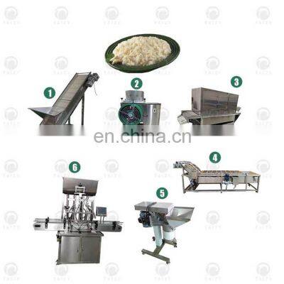 automatic garlic peeling ginger garlic paste packing making machine