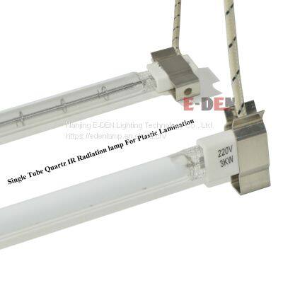 Bottle Blowing Infrared Heater Lamp Industrial Thermoforming Quartz Tubular IR Heater Lamp