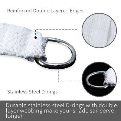 Best Selling Items Waterproof Rectangle 4*7m Shading Sails Outdoor Sun Shade Sail For Travelling photo-4