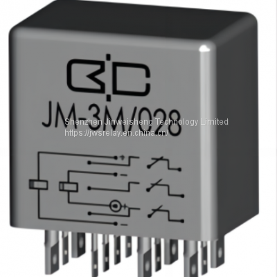 JM-3M High-power Sealed Magnetic Latching Relay 12V 27V 28V