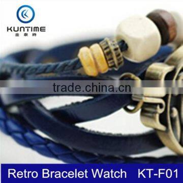 Fashion Ladies Vintage Wristwatch 2015 Express Bracelet Leather Watch for Women photo-6