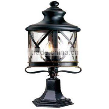 elegant style outdoor pillar lamp