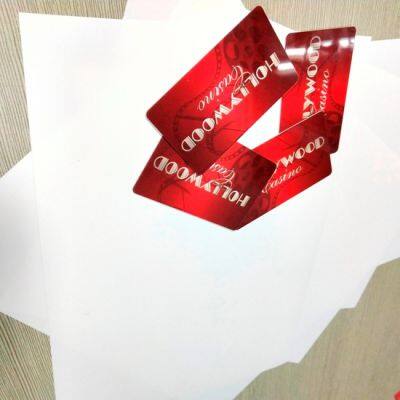 PC Polycarbonate Plastic Sheets , Laserable White Polycarbonate Sheet For Smart Card photo-3