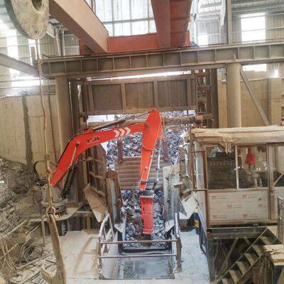 Stationary Rock Breaker System for Underground or Opencast Grizzly Screen