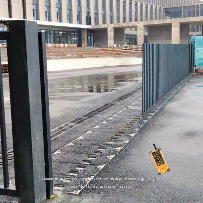 Outdoor Swiming Pool Automatic Driveway Gate Aluminum Alloy Material Retractable In-ground Fencing Gates photo-5