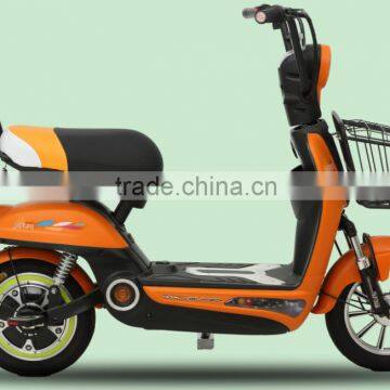 Orange Electric Bike