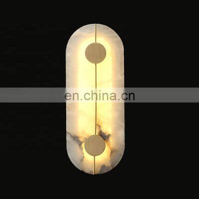Bedroom Living Room Bedside Light Hotel Room Aisle Alabaster Wall Lamp photo-2