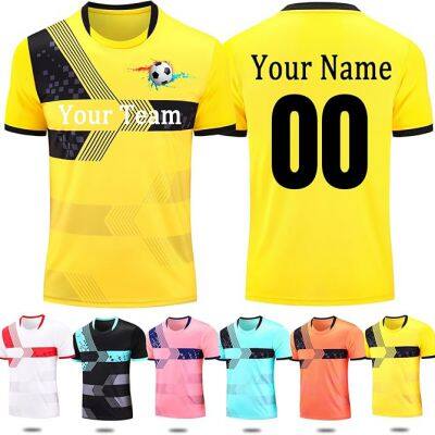 Custom Soccer Jersey Personalized Sports Soccer Shirts Camiseta de Futbol para Hombres Men Mujeres Women Unisex