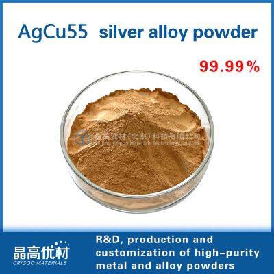 Silver-copper 55 alloy powder Brazing material Screen printing