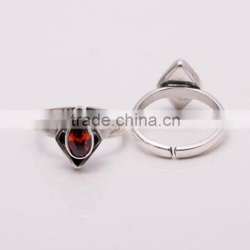 GARNET TOE RING ,925 sterling silver jewelry wholesale,WHOLESALE SILVER JEWELRY,SILVER EXPORTER,SILVER JEWELRY FROM INDIA