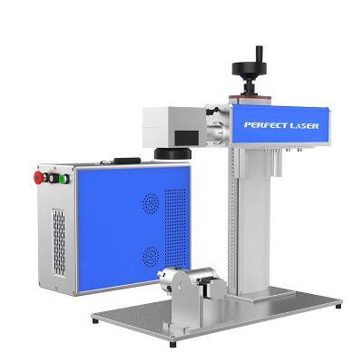 with Rotary 30w desktop Jewelry metal steel fiber laser engraver