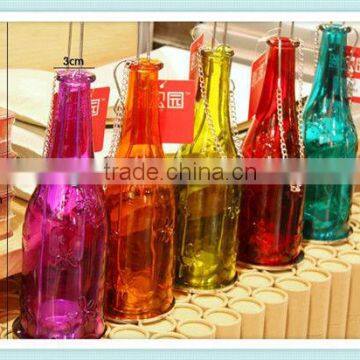 glass christmas tree candle holder