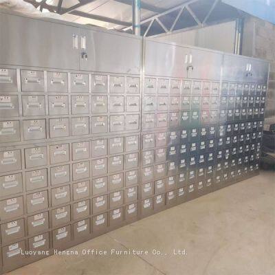 Stainless Steel TCM Herb Furniture Cabinet Clinic Use|Traditional Chinese medicine storage cabinet