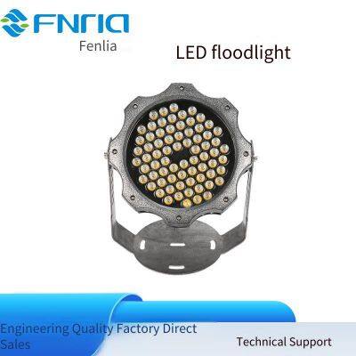 36w high-power led floodlight, 108w full-color floodlight with dmx512 protocol for bridge lighting