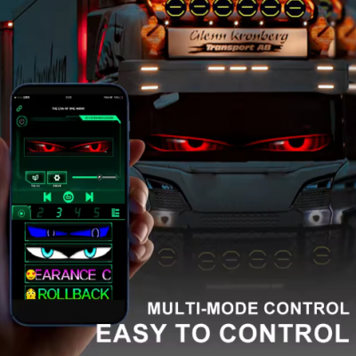 Devil's Eye LKW-LED-Bildschirm mit Bluetooth-Steuerung (Wechat: 13510231336) photo-4