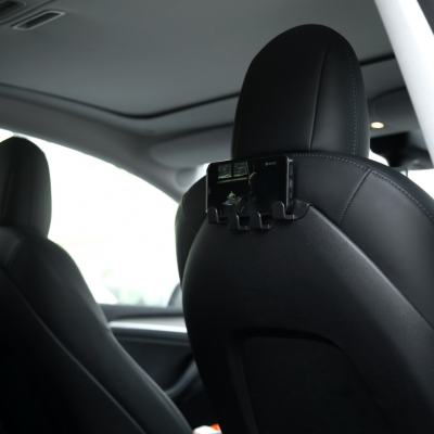 22-25 Tesla Model 3/Y Крюк для спинки сиденья - дизайн с порошковой покраской, противозадирный