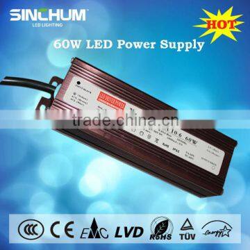 Waterproof 60w Current Switching Power Supply
