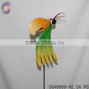 parrot birds stake for outdoor decor