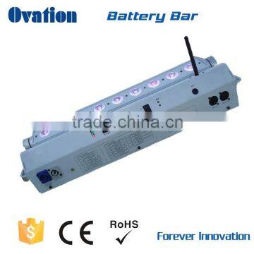 Best Selling RGBWA 5in1 Battery & Wireless DMX Control LED Bar Light/DJ Light photo-4