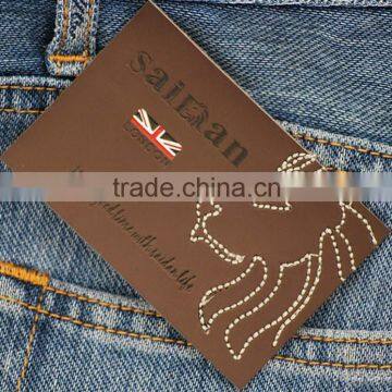 New Arrival Good Quality Leather Patches With Metal photo-4