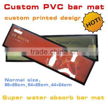 High quality super water absorbable bar mat, Rubber bar counter mat with custom printing                        
                                                                                Supplier's Choice