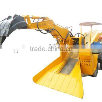 Drilled slag machine