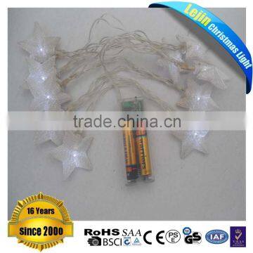 hot sale CE GS SAA RoHS colorful battery led tree light with mesh star lightt for indoor decoration