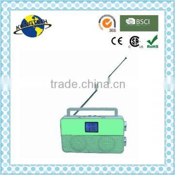 2015 New Exclusive Shining Green PLL Portable Radio