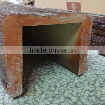 Polyurethane decorative faux imitation wood beam Big size 300mm Manufacturers in Guangdong