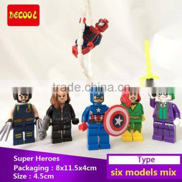 Decool bricks 0147-0152 SPIDER MAN THE JOKER PHOENIX Hobbies Classic Toys Figures DIY Building Blocks Bricks Minifigures toys