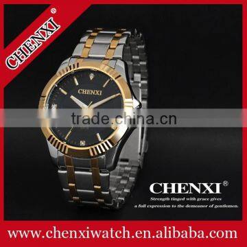 Fashion 2016 Chenxi Branding Stainless Steel Gold Quartz Watch