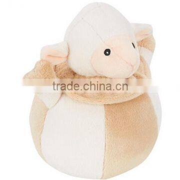 2015 baby soft sheep toy stuffed baby plush toy lamb/ plush sheep baby ball