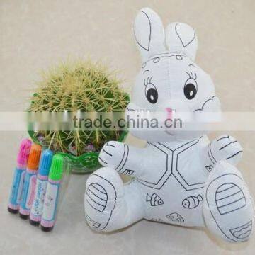 New Arrival Good Quality Washable Painting Plush Toy/Diy Painting Plush Toy For Kids photo-4