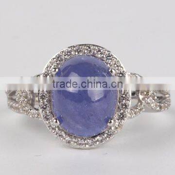 China Professional Fashion Blue Jewelry Star Sapphire Ring photo-3