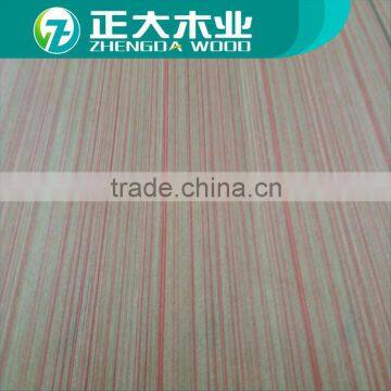 engineered veneer fancy plywood 11Q/natural teak plywood