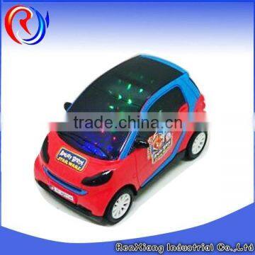 Pop funny 3 d light music kid car toy friction car