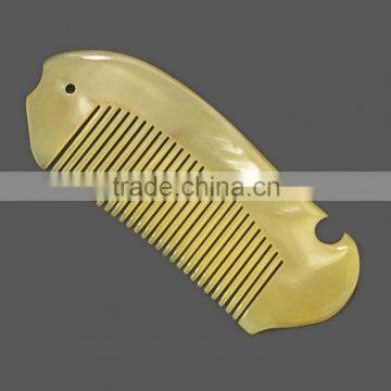 Beard Comb Horn Comb Medium Tooth Handmade Sheep Horn Hair Comb, Pocket comb