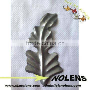 Decorative Wrought Iron Component Stamped Leaves Stamping Flower
