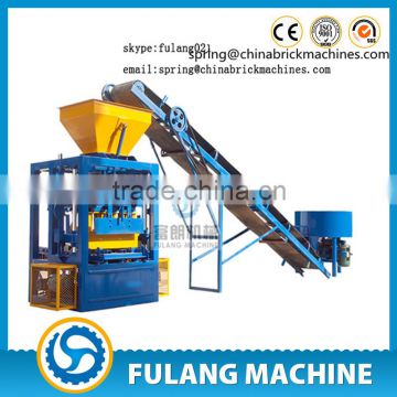 Fulang 4-24 hydraulic cement block machine for small scale