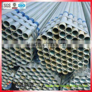 SS400 welded pre galvanized pipe for greenhouse frame