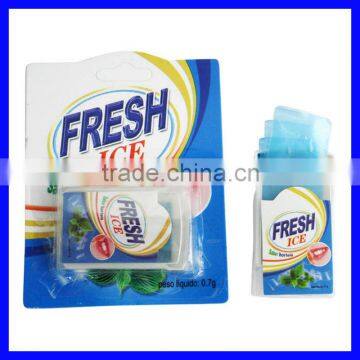 Mouth freshener film for bad breath prevention