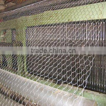 Hexagonal wire mesh netting