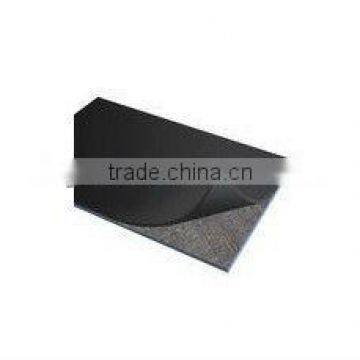 black neoprene rubber sheet cloth