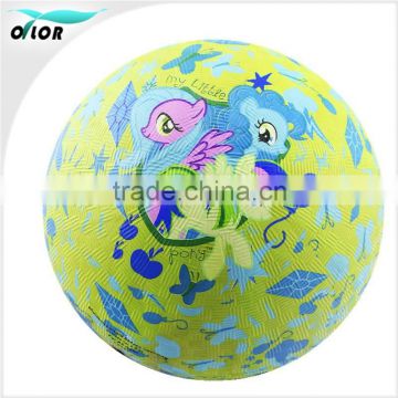 Promotional items Factory price unique design custom pattern big rubber balls